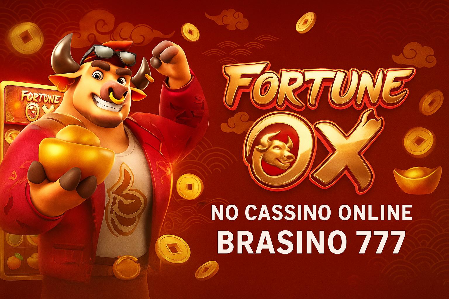 Fortune Ox no BRASINO 777 - Aposte Agora e Reivindique Seus Ganhos